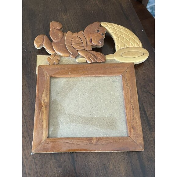 Vintage Winnie The Pooh Disney 3D Wood Frames Mirror SET of 3 - Picture 6 of 8